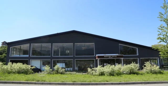 丸山珈琲の軽井沢本店の外観