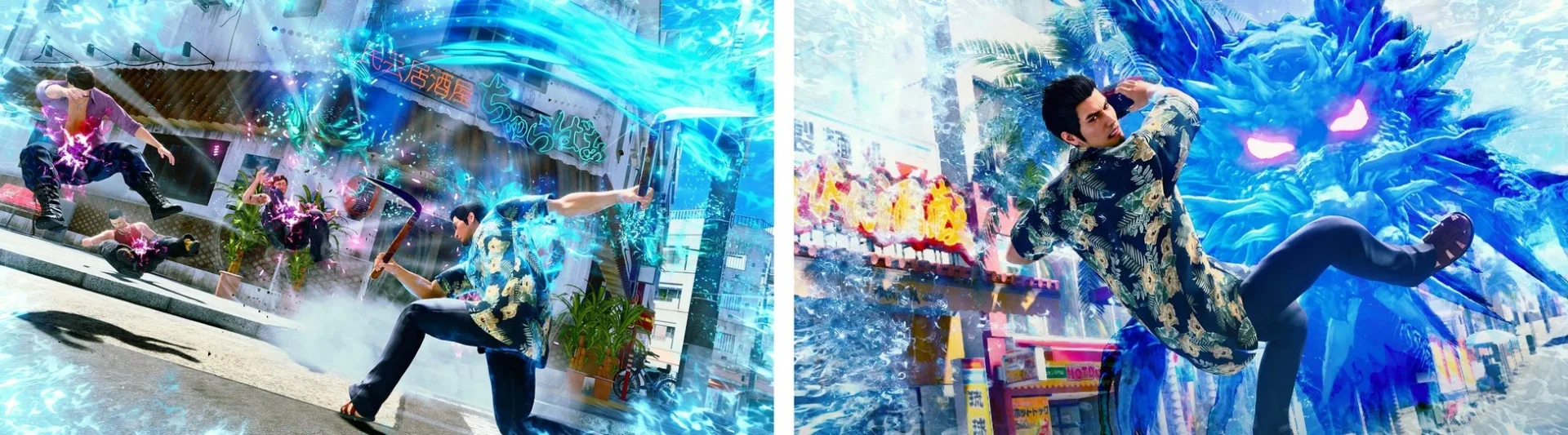 ドラゴンブースト中の琉球スタイルで超痛快なフィニッシュ技を放つ桐生一馬