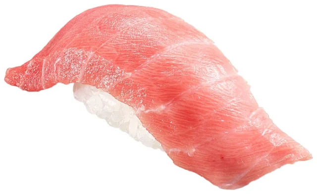 大切りで提供されるスシローの本鮪中とろ