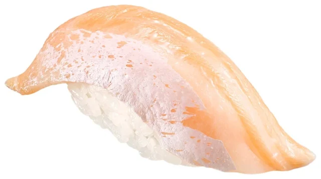 サーモンのハラスを使用したスシローのジャンボとろサーモン