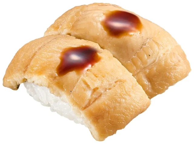 ふっくらとした食感と煮詰めがけが特徴のスシローの煮穴子