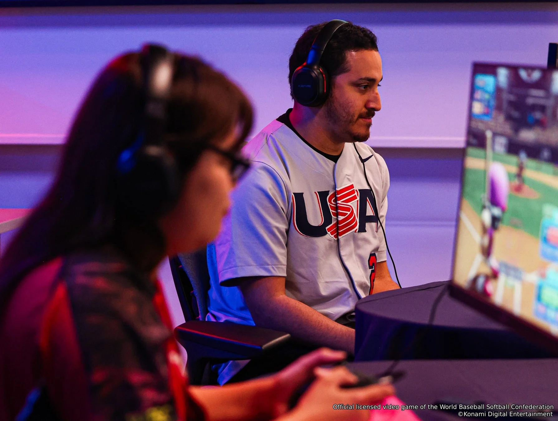 WBSC eBaseball™ シリーズ 2025 ワールドファイナルでの試合風景