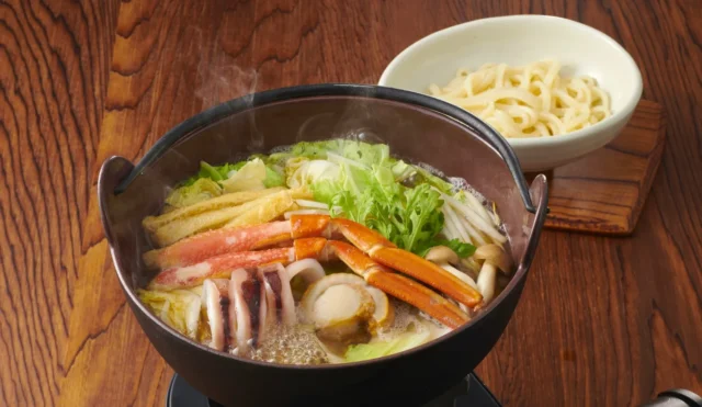 和食さとの冬フェア限定メニュー「冬の贅沢 さとの特選鍋」