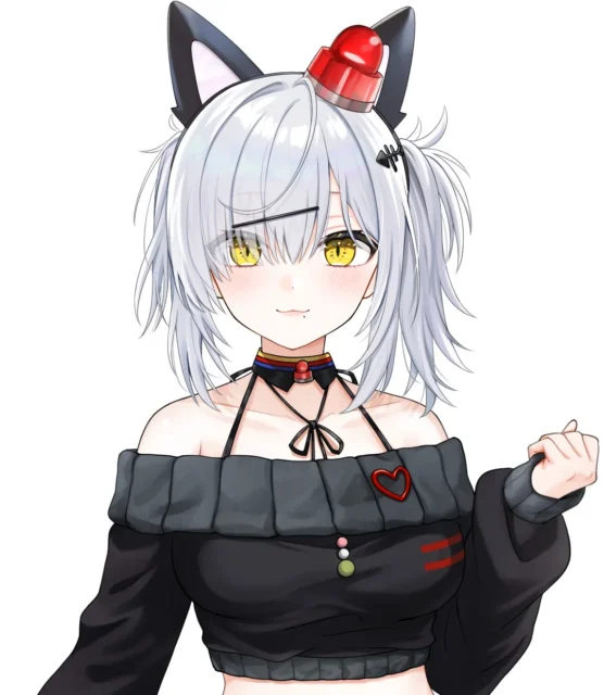 『パト猫クエストⅡ』登場人物「猫元パト」のキャラクターイラスト