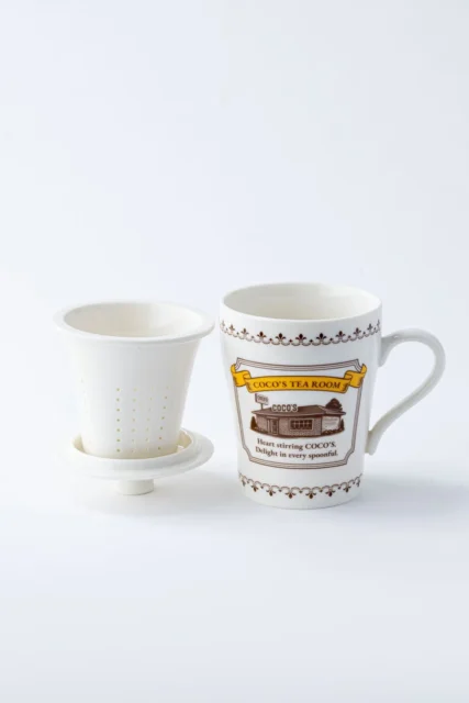 茶こし部分を取り外した状態のココスオリジナルマグカップ