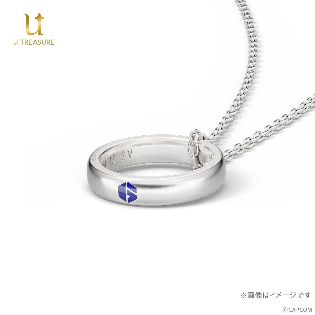 ストリートファイター6 ルークモデルのリングネックレス斜め