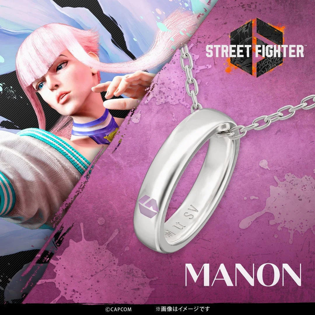 ストリートファイター6 マノンモデルのリングネックレスとキャラクター
