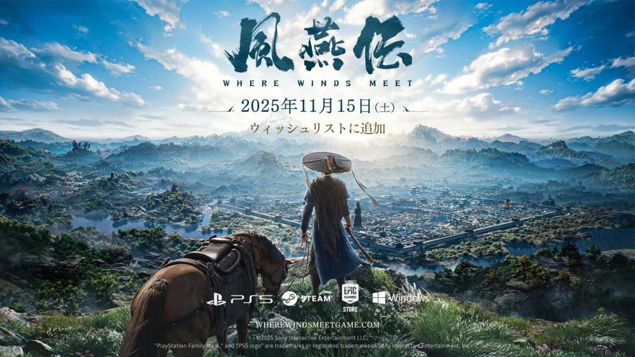 事前登録1000万人突破！　『風燕伝：Where Winds Meet』が11月15日リリース、生配信で新ゲームプレイ公開