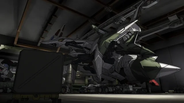 映画『機動戦士ガンダム 閃光のハサウェイ キルケーの魔女』Ξガンダム格納庫の場面カット