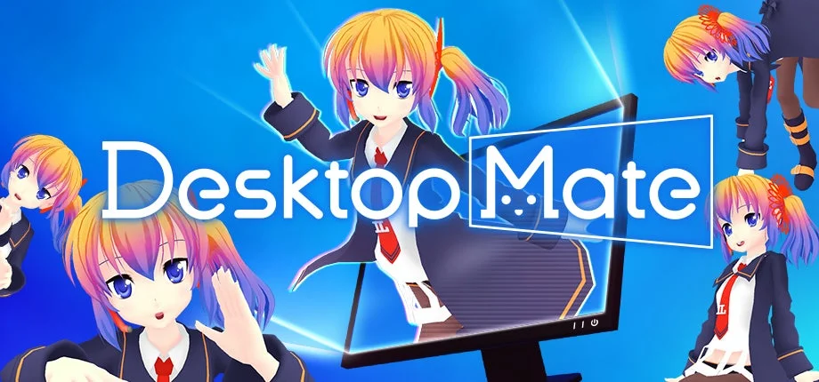 デスクトップマスコットプラットフォーム「Desktop Mate」のイメージ