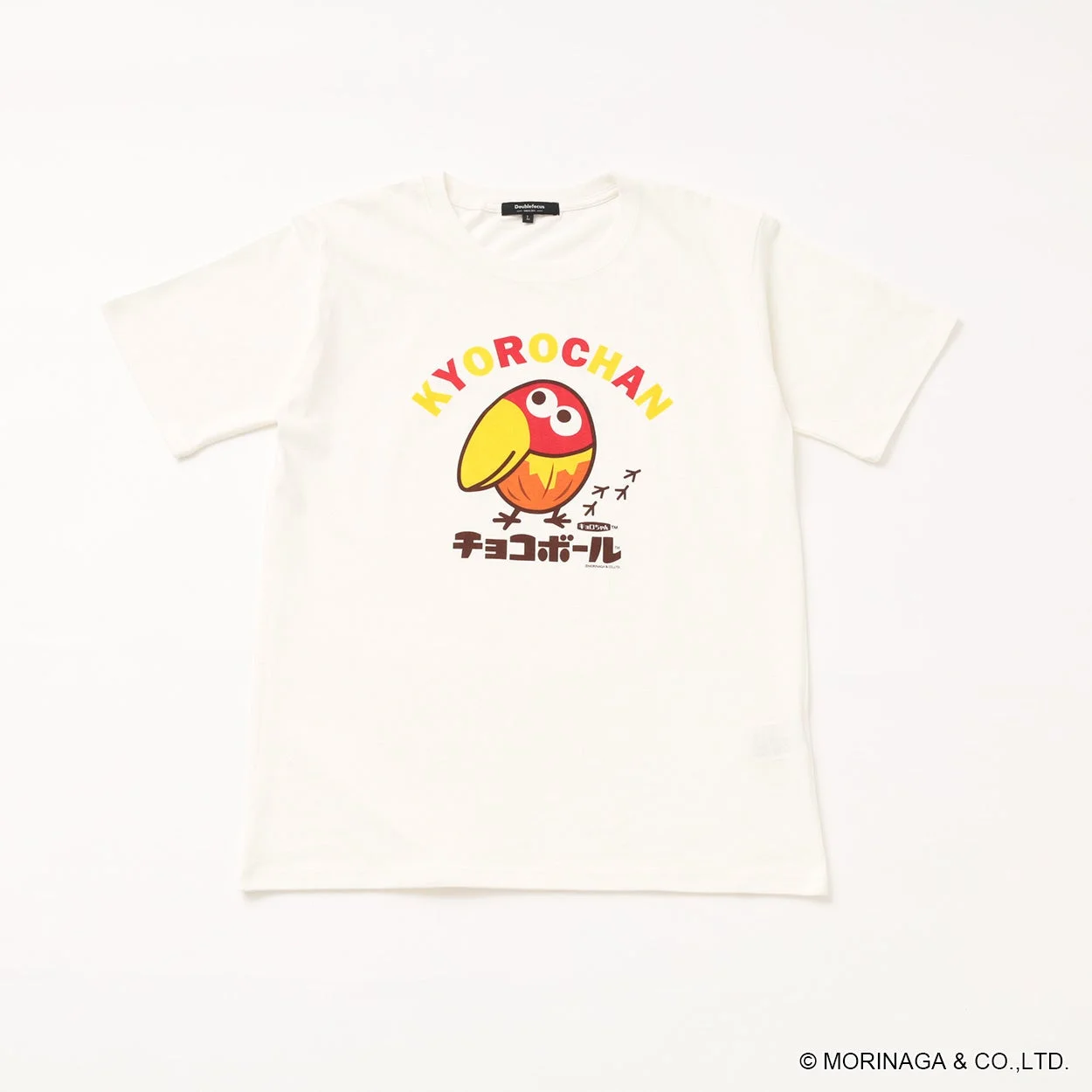 森永製菓チョコボール（キョロちゃん）デザインの復刻企業コラボTシャツ