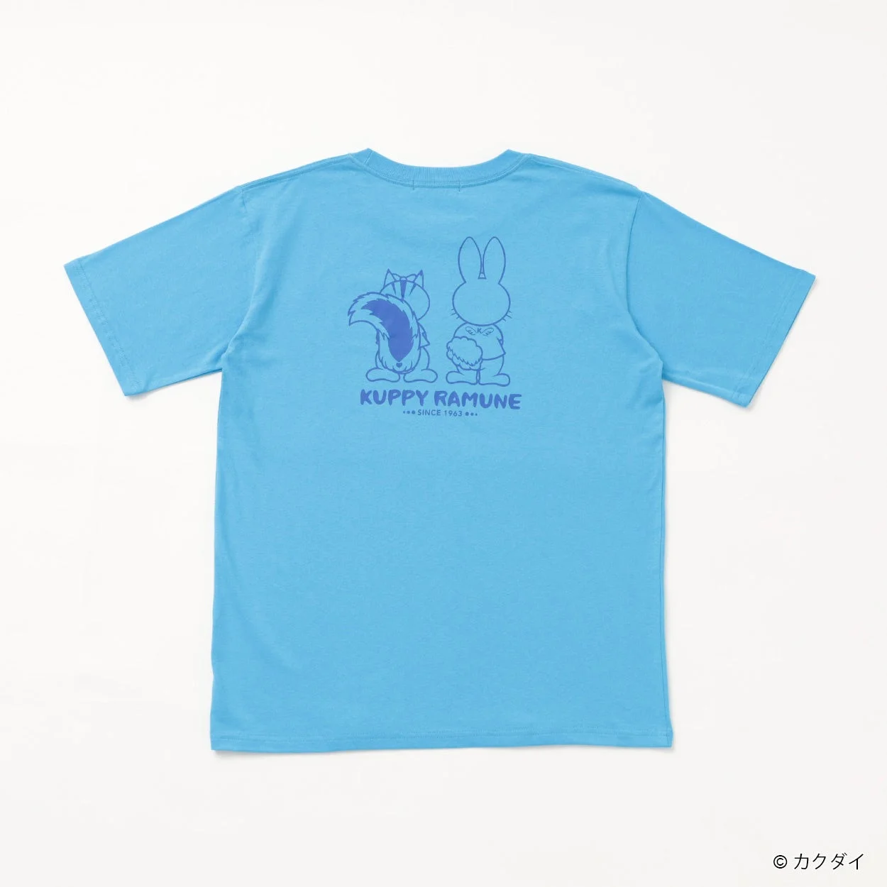 カクダイ製菓クッピーラムネ背面デザインの復刻企業コラボTシャツ