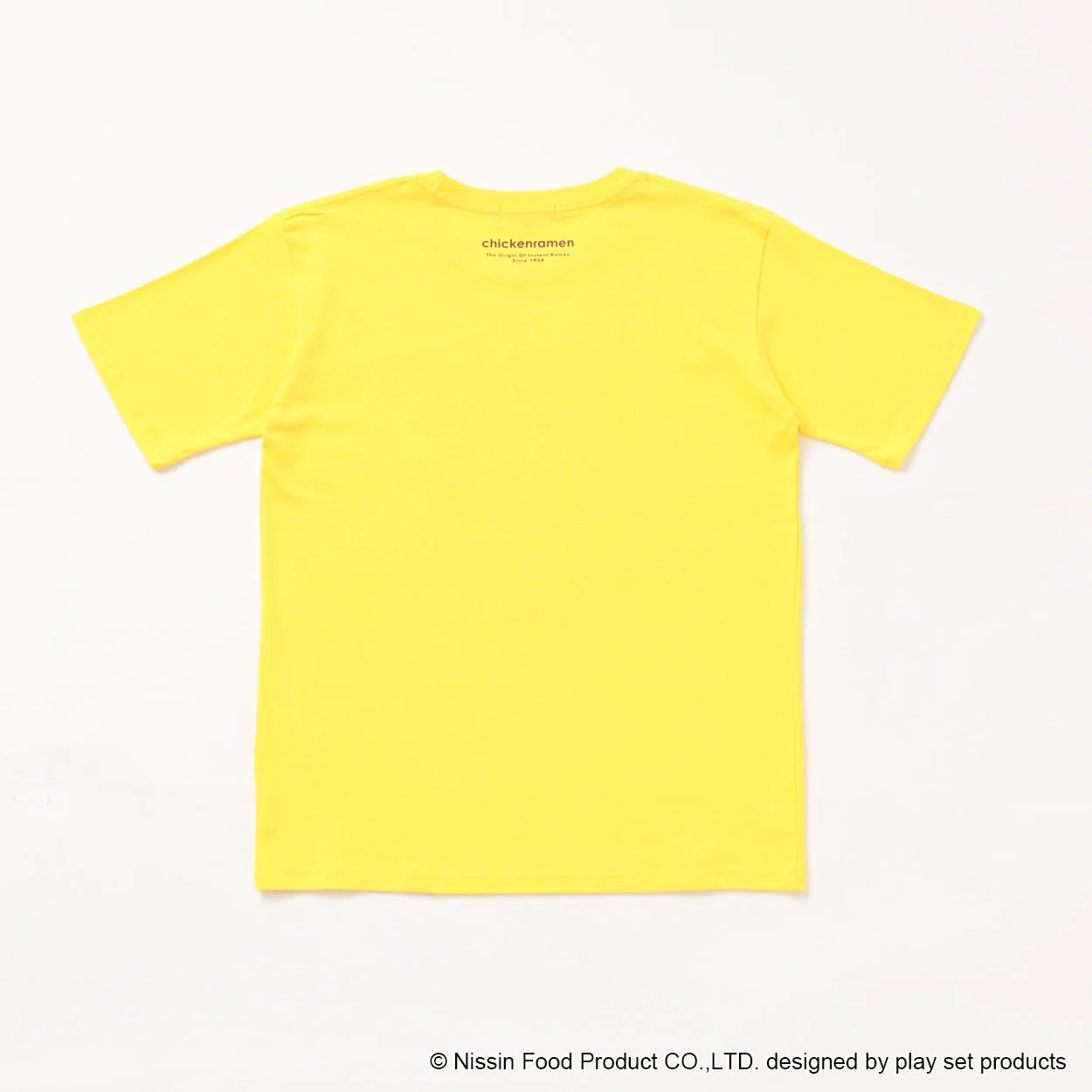 日清食品チキンラーメン（ひよこちゃん）背面デザインTシャツ