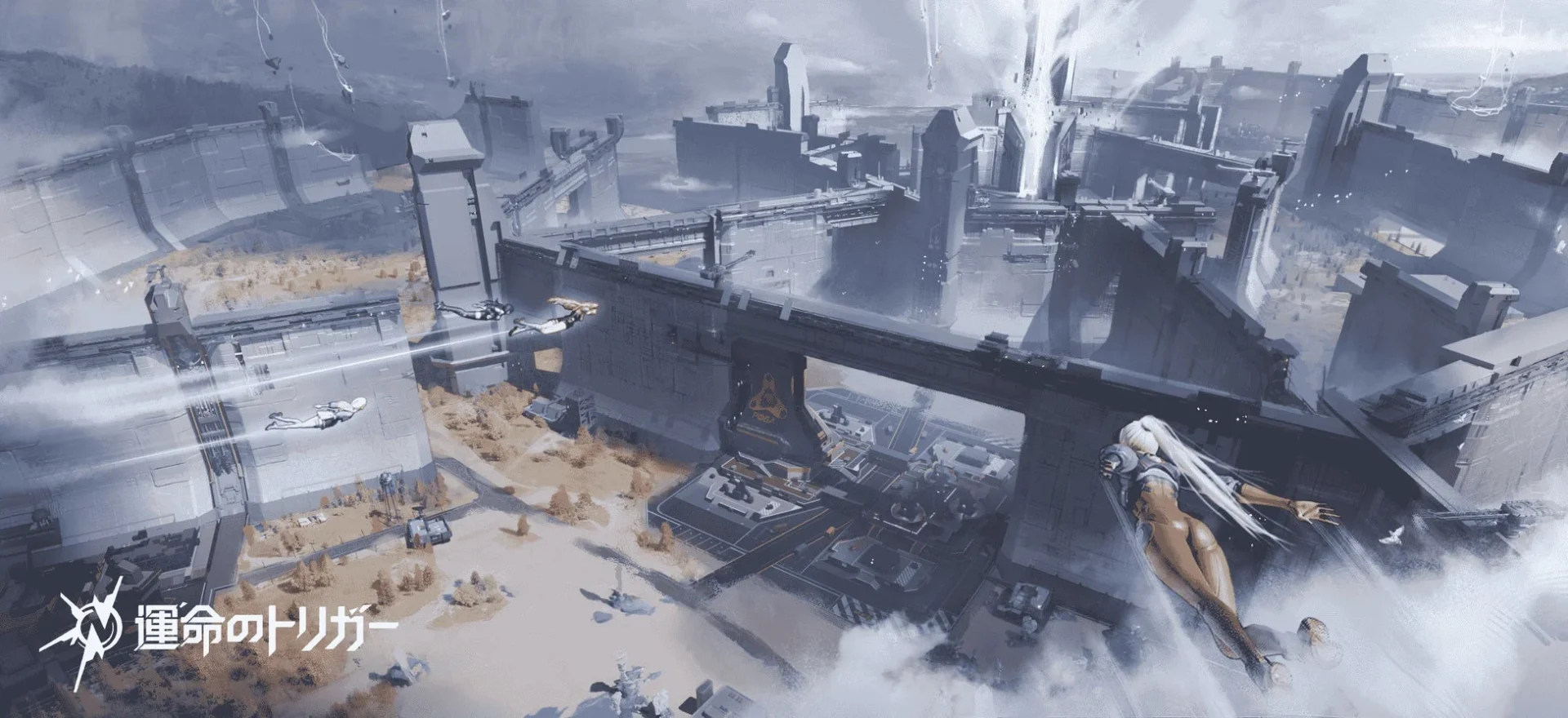 新マップ「ブライトフロント」の広大な戦闘エリア俯瞰図