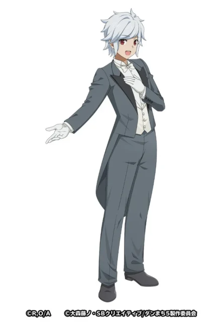 「ダンまち」コラボで登場するベルの正装イラスト