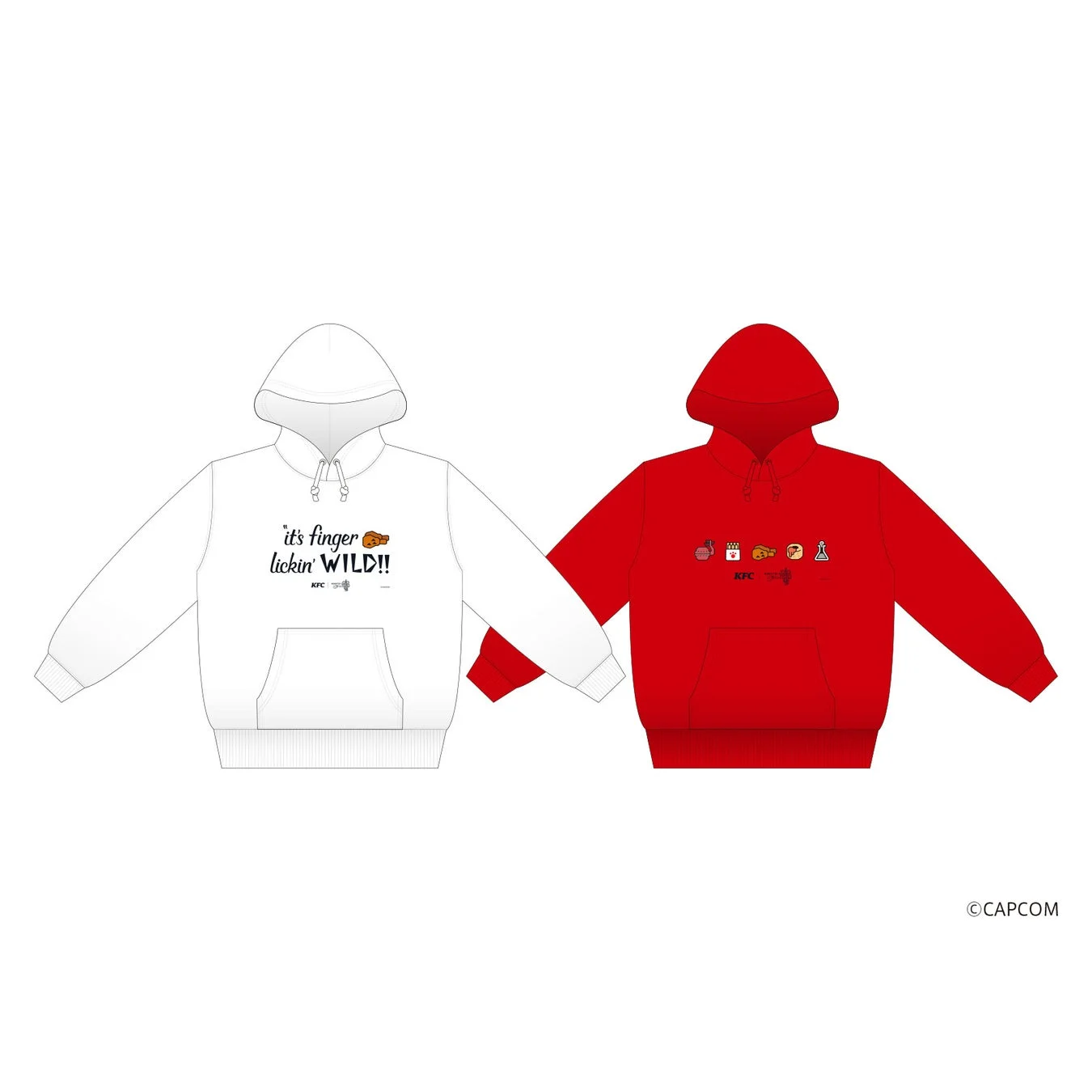 モンハンコラボ限定デザインのKFCコラボパーカー