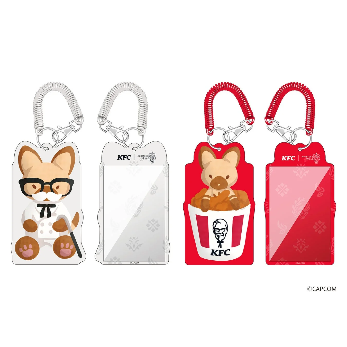 モンハンコラボ限定デザインのアイルーパスケース