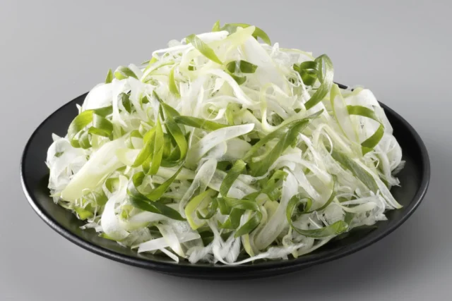 鴨しゃぶにおすすめの旬の葱盛り