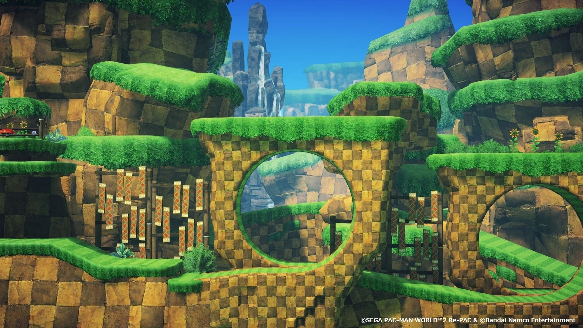 「ふしぎなしまをかけぬけろ！」ステージのシャトルループギミック