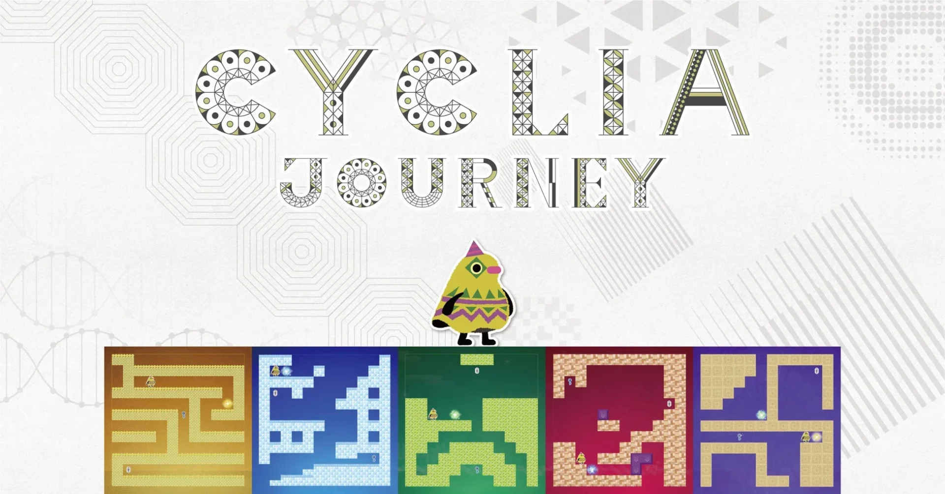 “知的なわくわく”を大人も体験できる！　ワンダーファイの新作パズルアクション『CYCLIA JOURNEY』11月13日発売