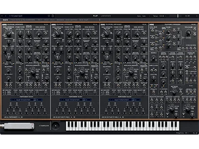 KORG Collection 6に含まれるPS-3300のソフトウェアUI画面
