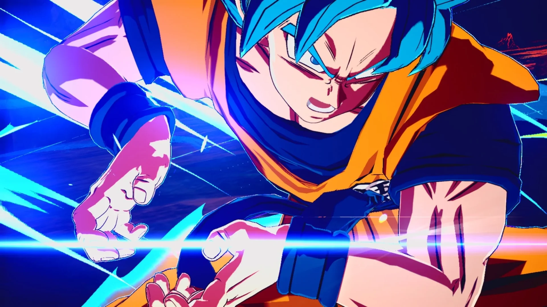 ドラゴンボールSparking! ZEROの悟空が構えるゲーム画面