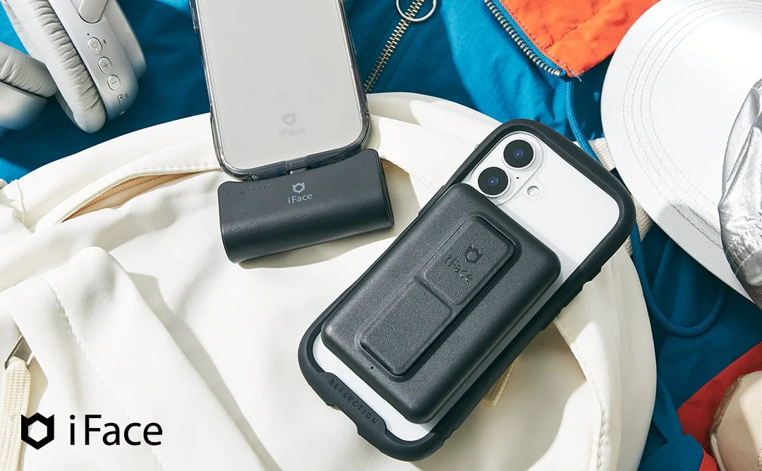 「iFace」モバイルバッテリーに待望の「ブラック」が仲間入り！　11月14日予約開始