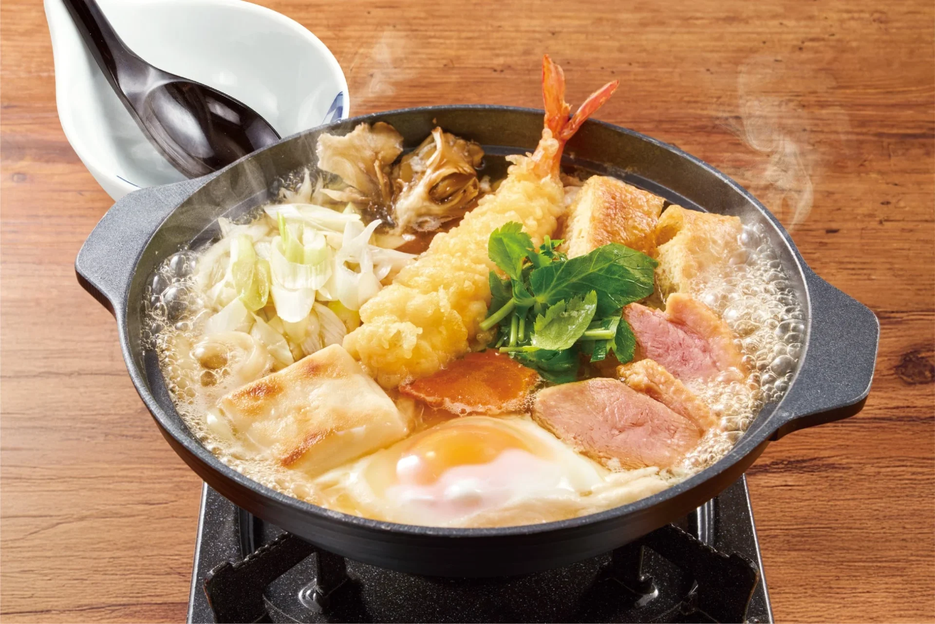 夢庵「上海老天鍋焼きうどん」