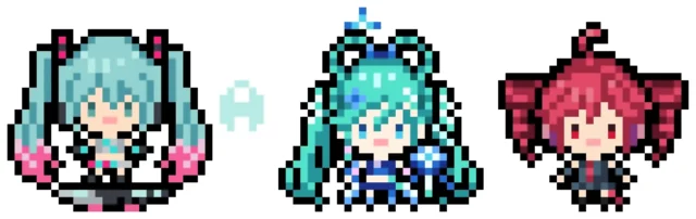 グルーヴコースター フューチャーパパーマーズの初音ミクと重音テトのアバター