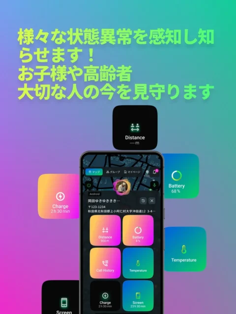 Liloggアプリによる距離、バッテリー、温度などの状態異常通知
