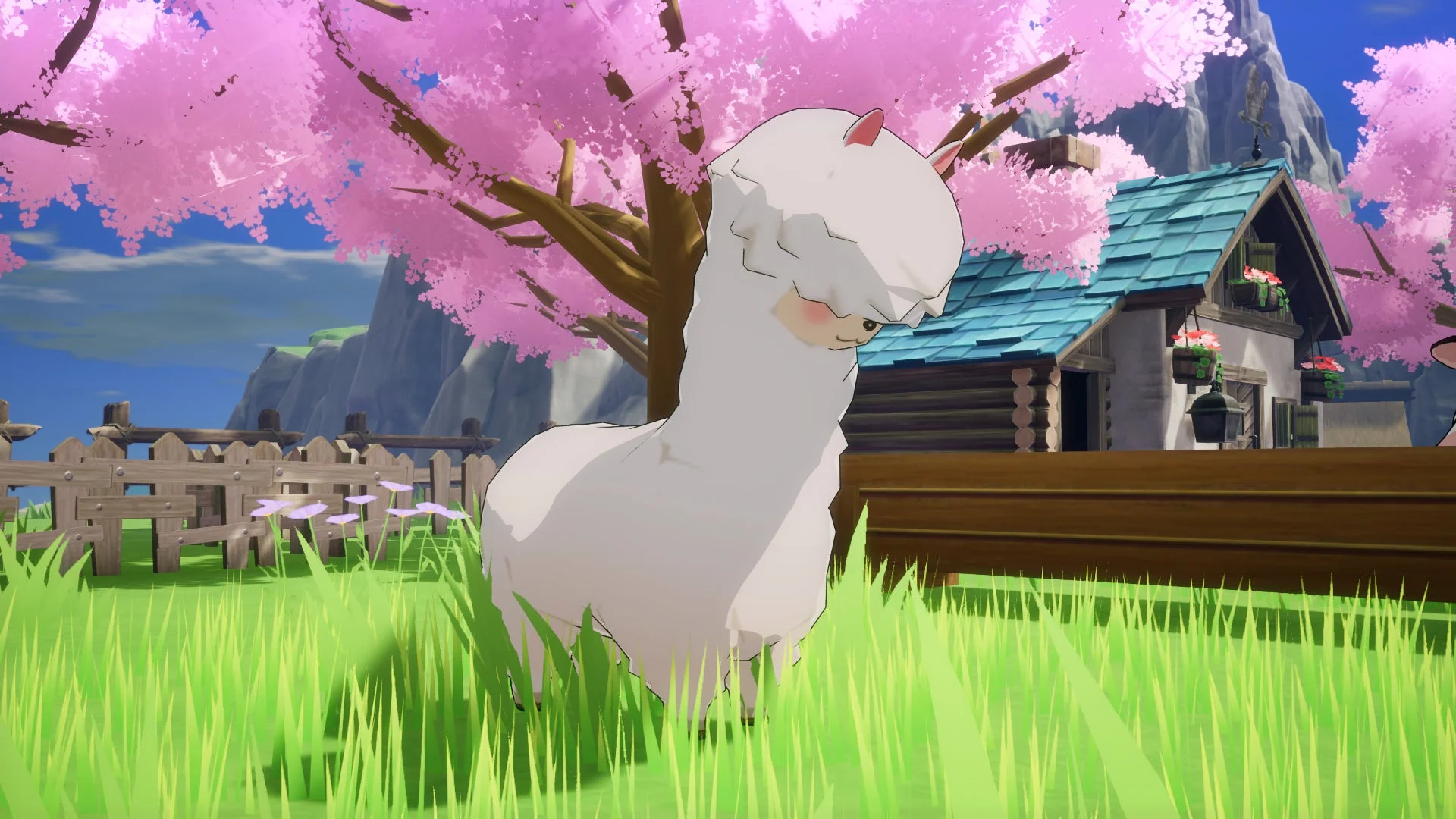 無料追加コンテンツで登場するアルパカのゲーム画面