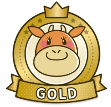 松屋アプリ会員ランク「ゴールド」のアイコン