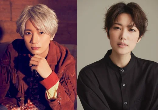 映画『くまじろう!ちきゅうをすくえ!』主演声優の江口拓也さんと七海ひろきさん。