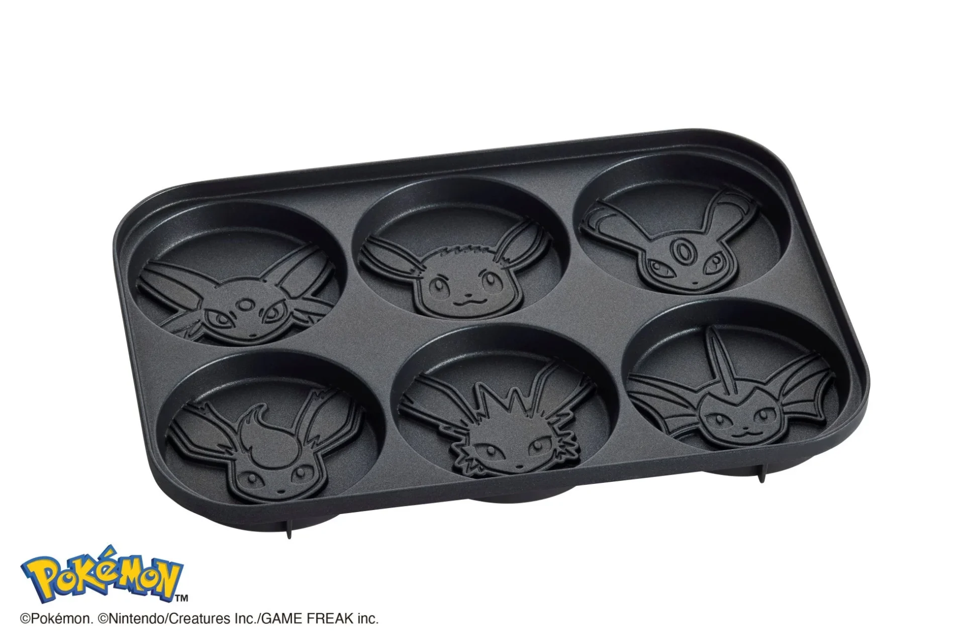 イーブイたちの焼き目がつくコンパクトホットプレート用パンケーキプレート
