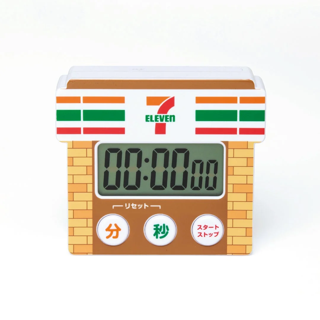 セブン‐イレブンの店舗をイメージしたキッチンタイマー