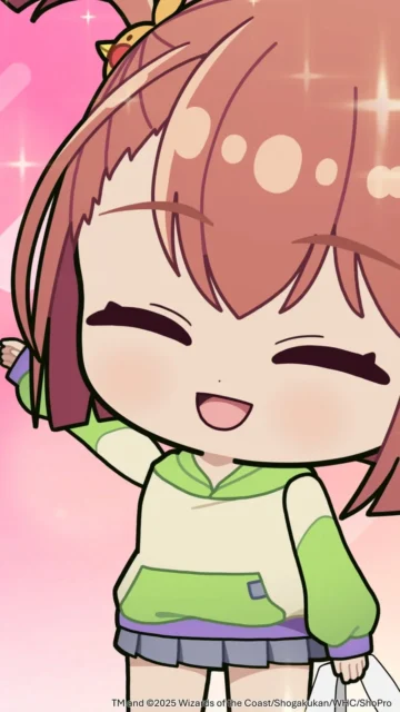 ショートアニメに登場する香取ニイカのデフォルメイラスト。