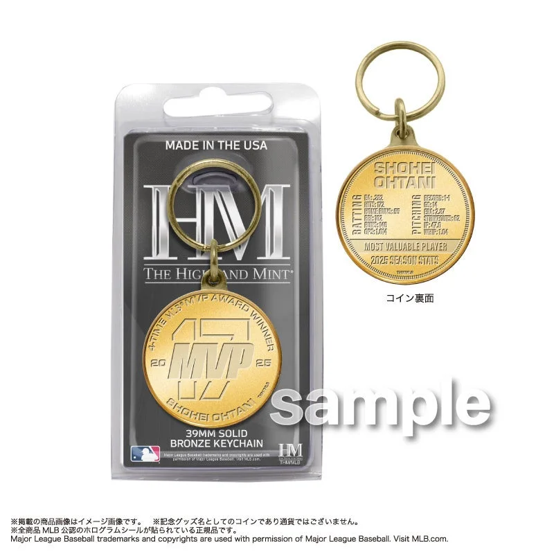 大谷翔平2025NL MVP受賞記念コインキーチェーンの画像