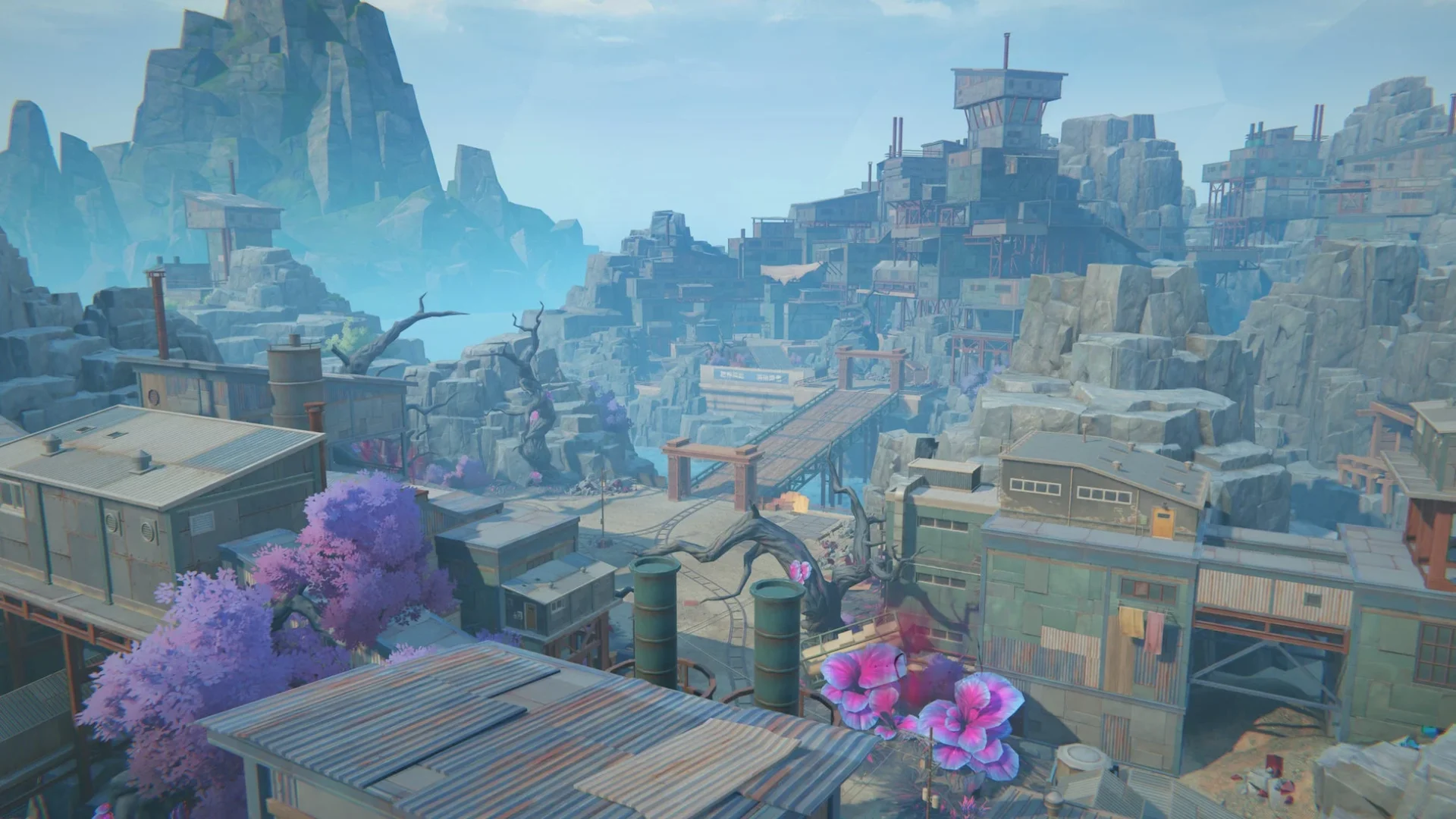 新章の舞台となる鉱区跡地の風景