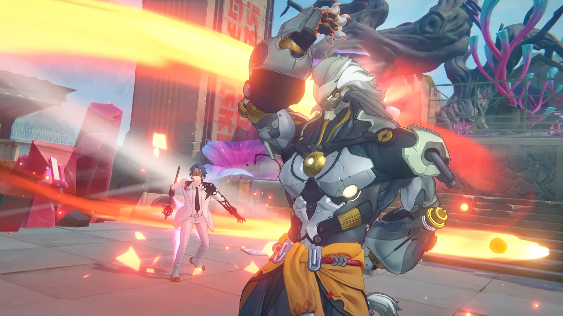 盤岳の力強い武術コンボ