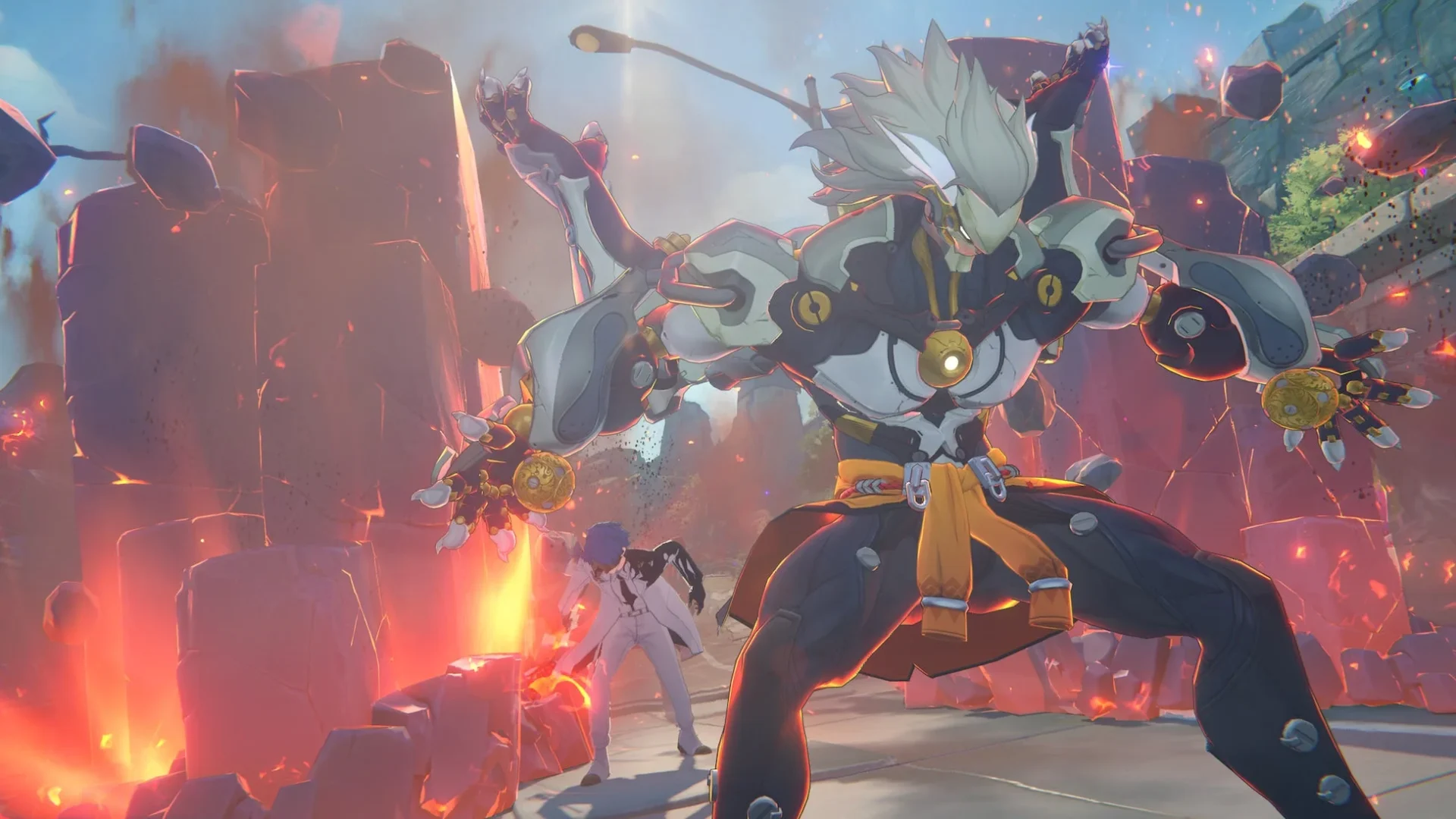 盤岳が放つ奥義の一撃