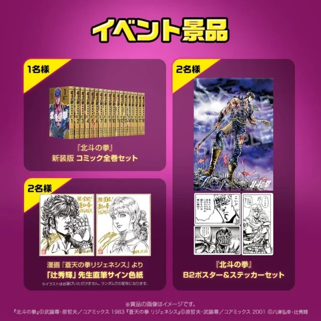 『北斗の拳』Xキャンペーンの豪華賞品一覧