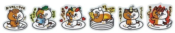 ネコイチ アクリルスタンドクリップ全6種類のデザイン