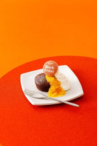 Amazonフレッシュのオリジナルスイーツ、オレンジフォンダンショコラ