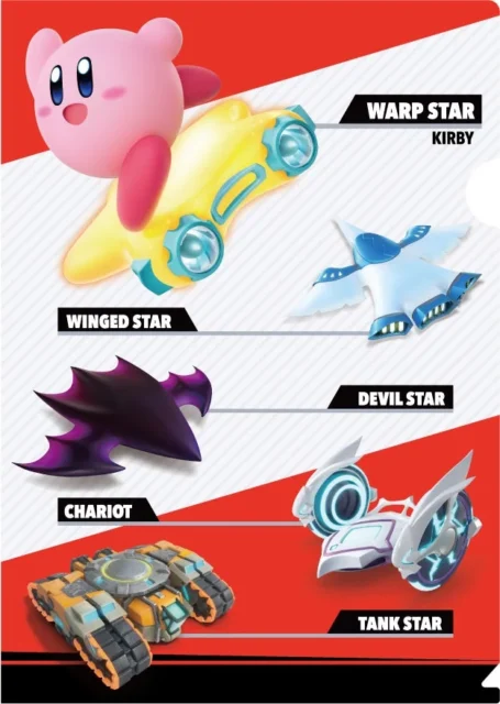 カービィのエアライダーデザインA4クリアファイル4