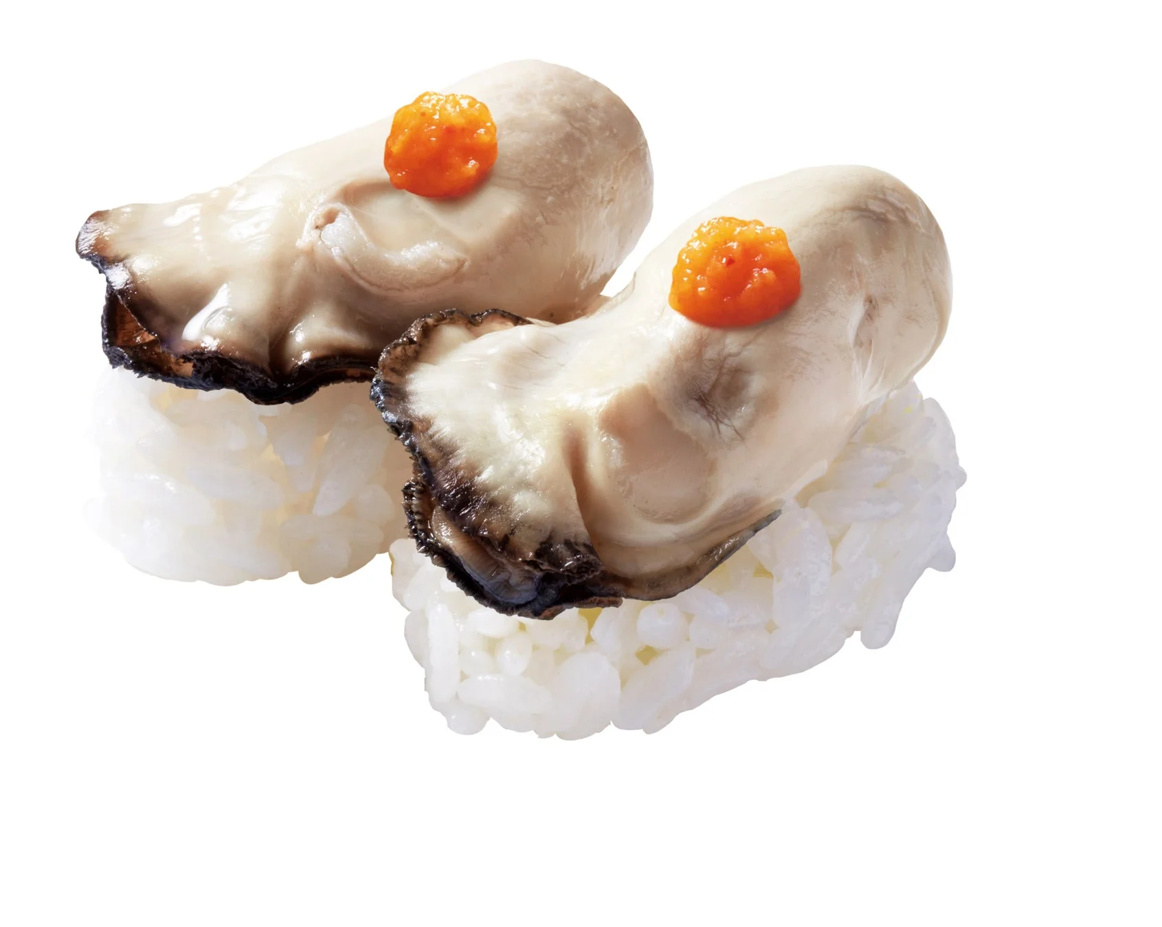 広島県産 牡蠣握り(もみじおろしのせ)2貫