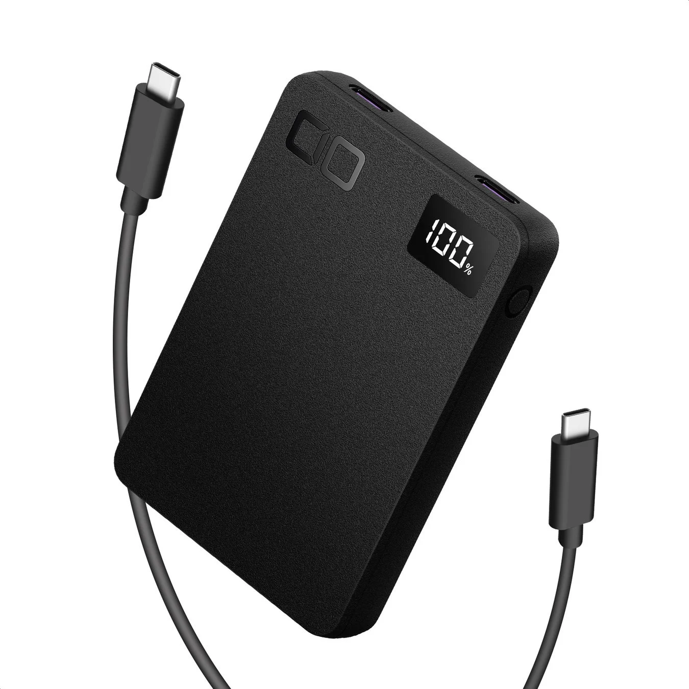 CIO SMARTCOBY SLIM 20W ブラック、デジタル表示の製品写真