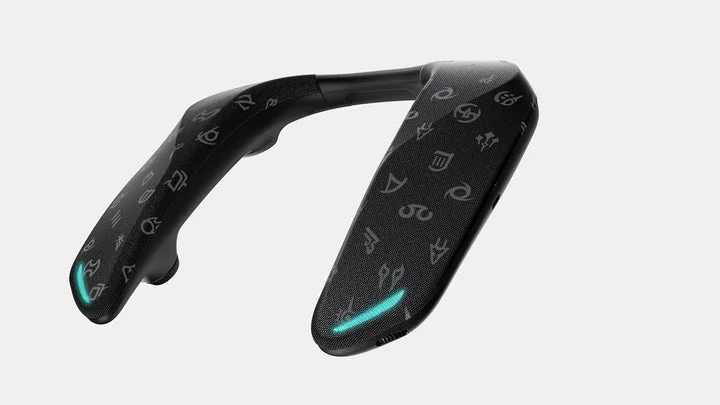 FFXIVジョブアイコンがデザインされたゲーミングネックスピーカーSC-GNW10S本体