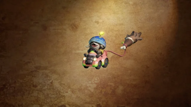 ARスタンプラリー特典のチャーム「ごきげんババコンカー」