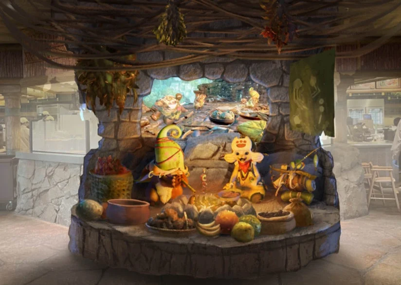 「モンスターハンターワイルズ ~モリバーの宴~」レストラン店内モリバーのアジト