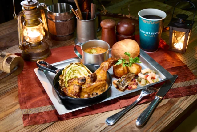 焚き火料理チキン、ゴチソウダケ、モンスターチリ